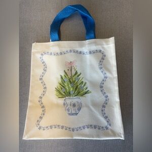 Cute Little Cotton tote bag 11x10x6.5 Image On Both Sides Double Handles.